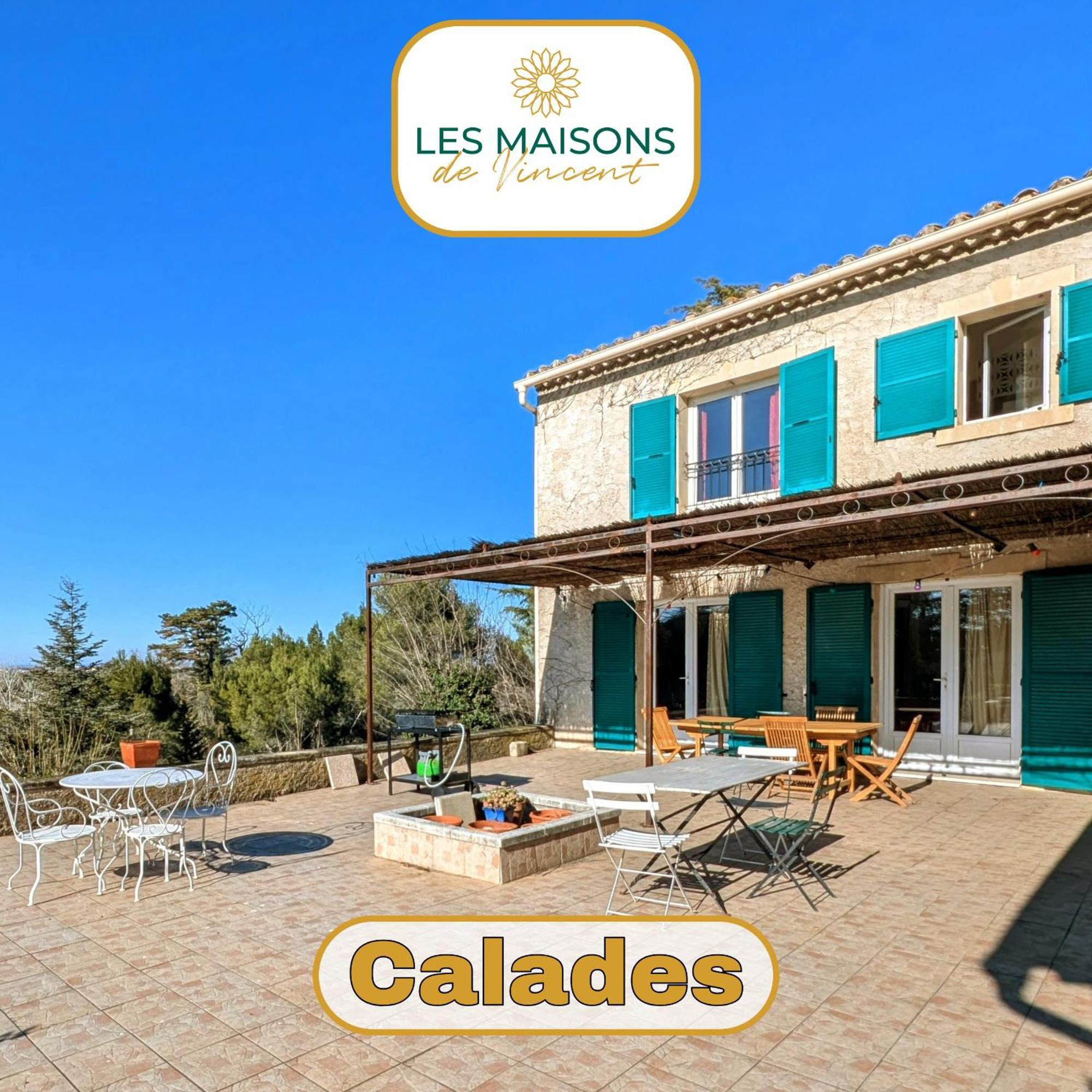 הוילה ארל Les Calades - Piscine, Parc, Parking מראה חיצוני תמונה